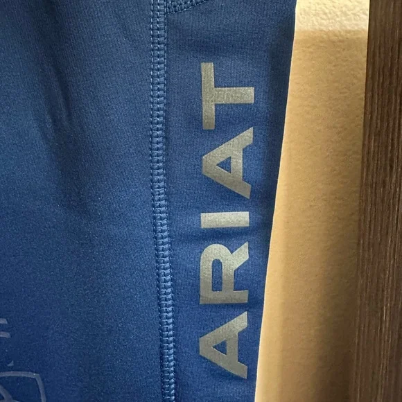 Ariat Tek Compression Fit Equestrian Tights in Dark Blue New with Tags - Picture 5 of 10
